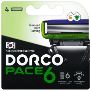 DORCO Pace6 сменные кассеты (4 шт.), sxa1040, MIRBRITV.RU