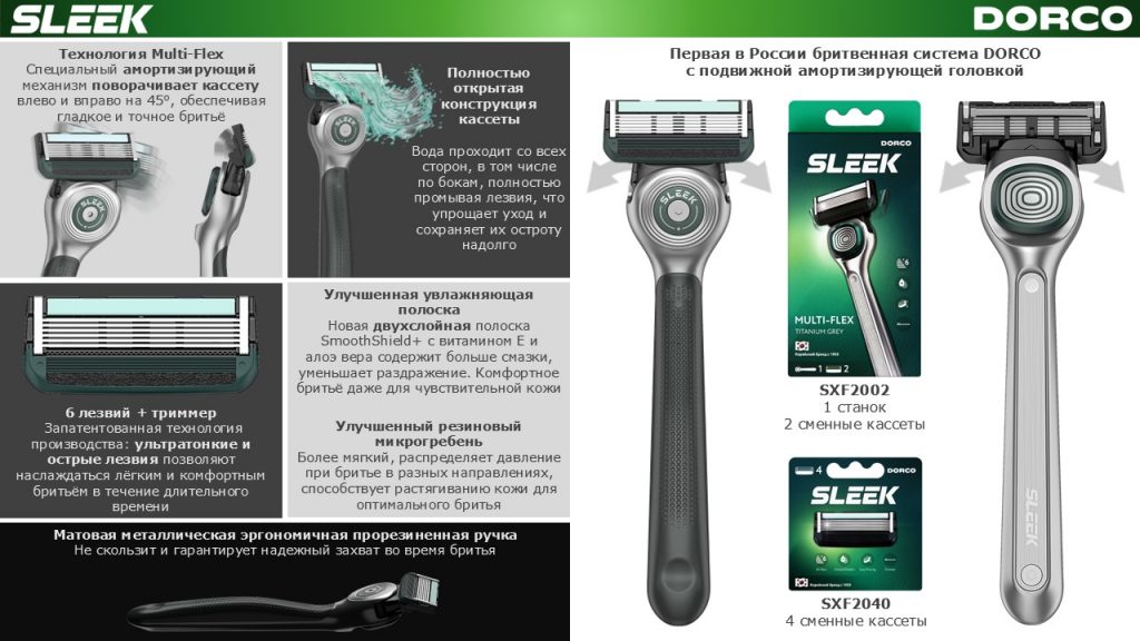 Dorco SLEEK SXF