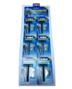 DORCO SG A1000 станок для бритья + 1 лезвие (на карте 6 станков), mirbritv.ru