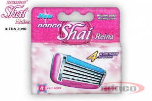 DORCO SHAI 4 Reina женские кассеты с 4 лезвиями DORCO FRA 2040, MIRBRITV.RU