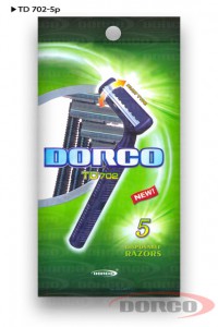 DORCO TD 702 одноразовые станки (5 шт) 2 лезвия, плавающая головка, mirbritv.ru