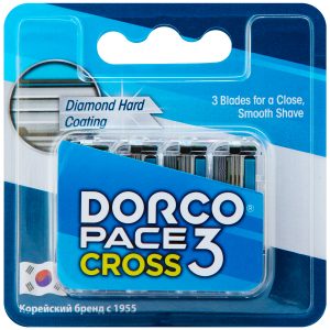 DORCO Pace CROSS 3 (4 шт.) сменные кассеты, trc1040, mirbritv.ru