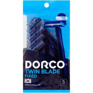 DORCO TD 708 db (5 шт.) одноразовый станок для бритья, 2 лезвия, mirbritv.ru